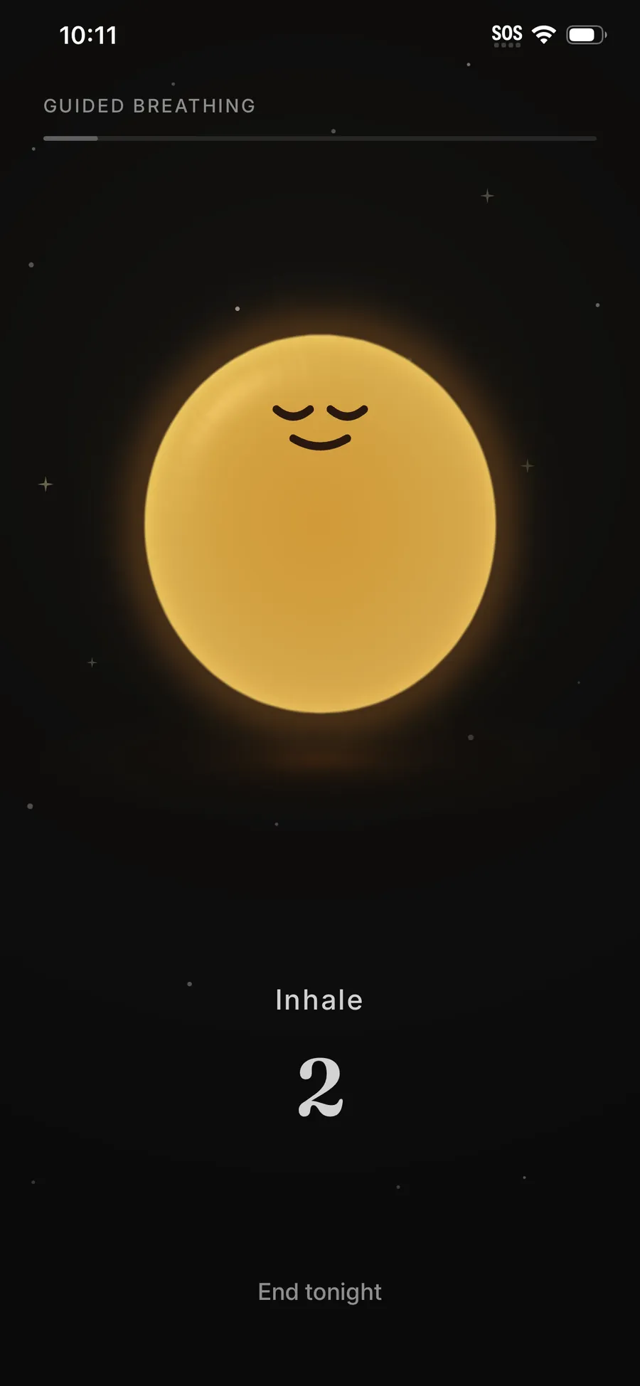 Nite guided breathing wind-down
